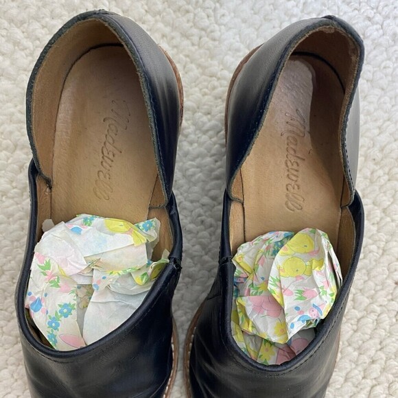 Madewell Women's The Brady Lowcut Ankle Booties Black Leather Size 7.5 - Picture 9 of 9